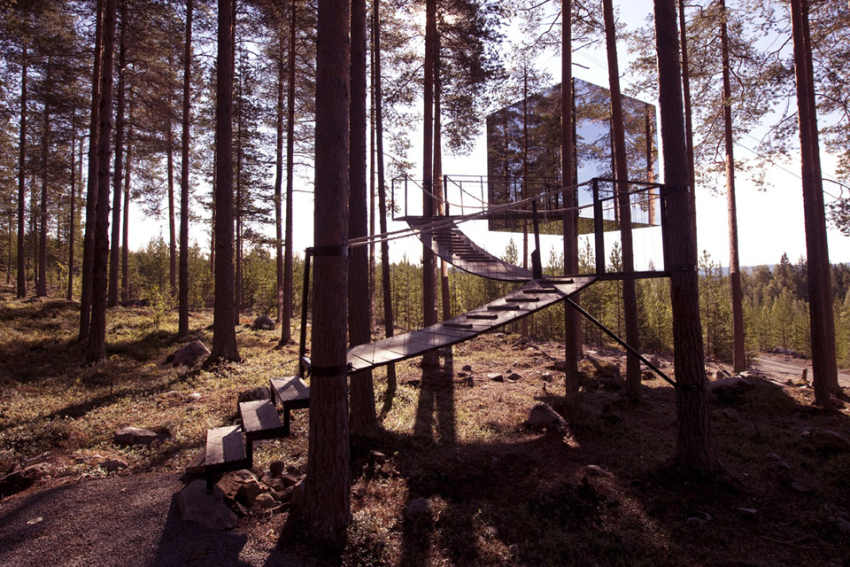 Найбільший будинок у готелі «Бабка». (treehotel.se)