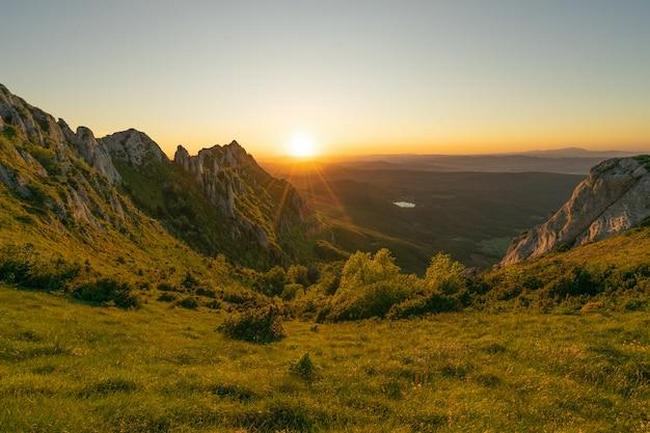 Чарівний захід сонця