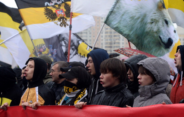 «Русский марш» в Москве, 4 ноября 2013 года. Фото: VASILY MAXIMOV/AFP/Getty Images