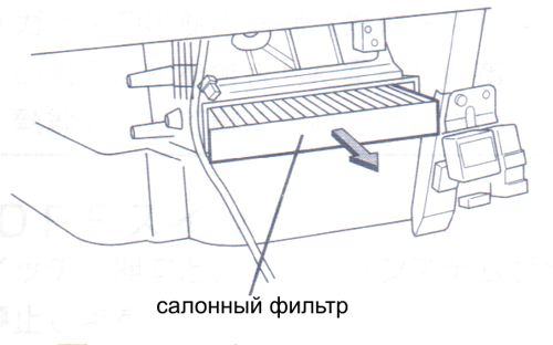 Subaru r2 салонный фильтр