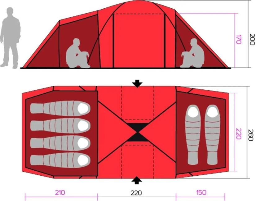 Палатка Hannah Spirit 6