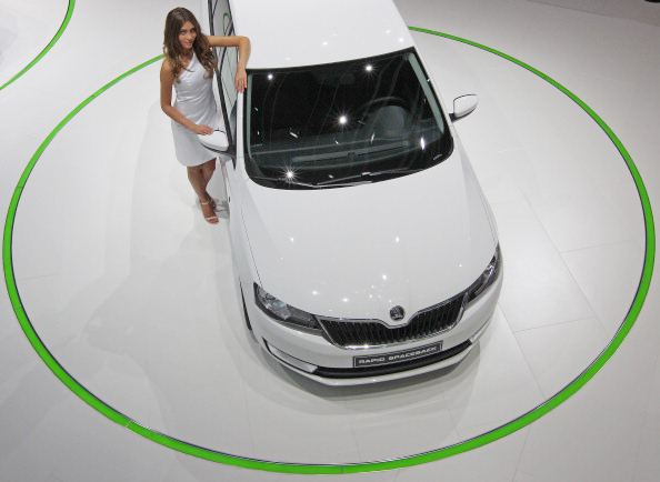 Skoda Rapid на авто-шоу в центральній Німеччині 11 вересня 2013 року. Фото: DANIEL ROLAND/AFP/Getty Images