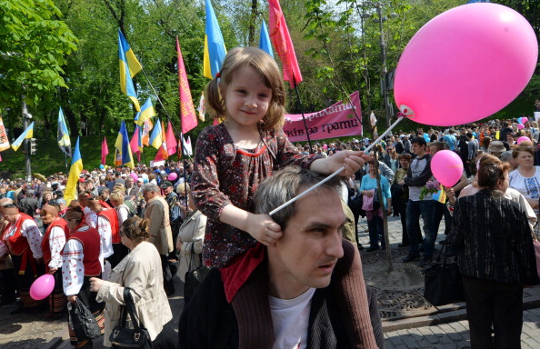 Київ, 1 травня 2014 року. Фото: SERGEI SUPINSKY/AFP/Getty Images