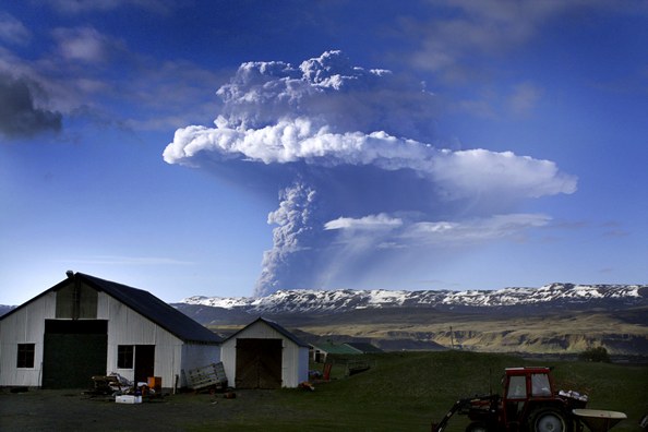 Вулкан Гримсвотн (Исландия). Фото: Getty Images