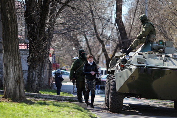 Симферополь, 18 марта 2014 года. Фото: Dan Kitwood/Getty Images