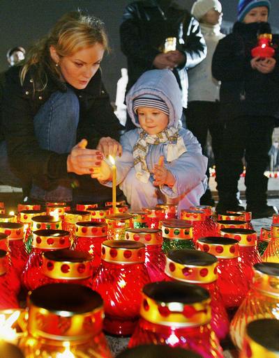 День памяти жертв геноцида. Фото: GENIA SAVILOV/AFP/Getty Images