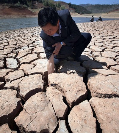 Засуха в Китае. 2010 год. Фото: AFP