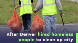 У США безхатченки отримують зарплату за збір сміття на вулицях (ВІДЕО)
