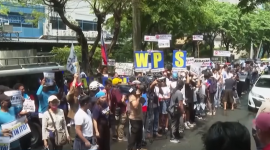 Протесты против китайской агрессии в Маниле