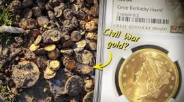 800 золотих монет часів Громадянської війни знайшли в Кентуккі (ФОТО)