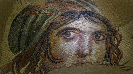 Потрясающая мозаика с изображением девушки, найденная на римской вилле, спасенной от наводнения — теперь она «Мона Лиза» Турции