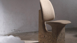  Дизайнер Ноэ Дюшофур-Лавранс использует пробку для создания мебели. ФОТОрепортаж