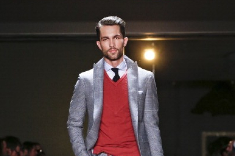 Показ коллекции мужской одежды осень 2014 года на Нью-йоркской неделе моды