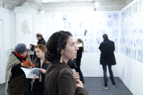 В Киеве работает выставка рисунков шариковой ручкой