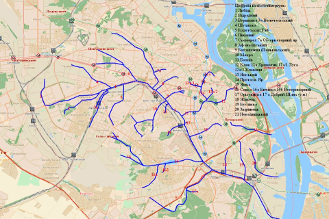 Киевлянин составил полную карту притоков реки Лыбедь