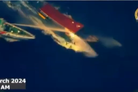 Філіппінське судно постраждало внаслідок атаки водометами китайської берегової охорони (ВІДЕО)