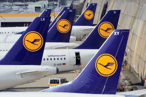 Восемь рейсов Lufthansa из Украины и в Украину отменены