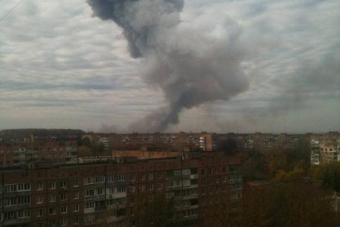 Взрыв в районе завода химизделий в Донецке: Донбасс-Арена повреждена