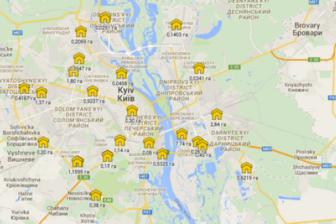 Чтобы было прозрачно: разработана карта застройки Киева