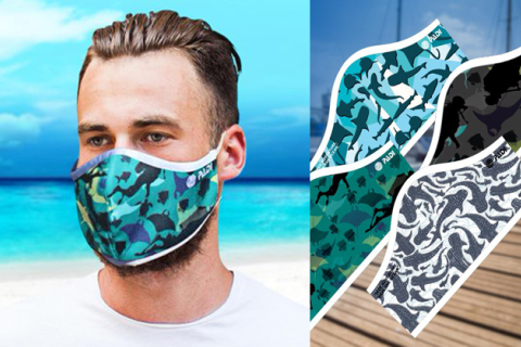 Аквалангисты PADI делают противовирусные маски из океанского пластика