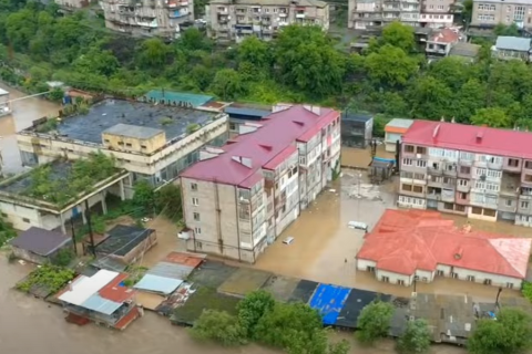 Один человек погиб в результате наводнения на границе Армении и Грузии