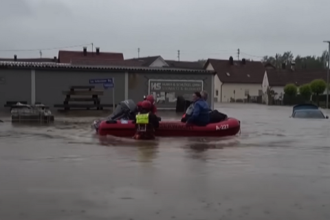 Несколько человек погибли во время наводнений в Германии