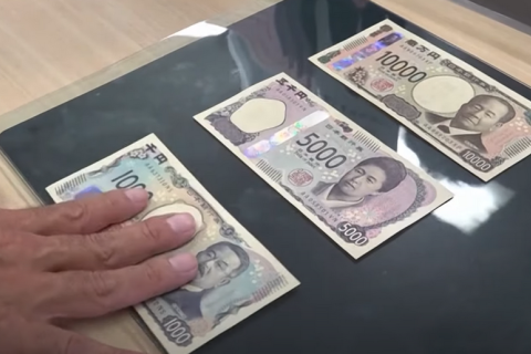 Новые банкноты иены с 3D-голограммами против подделок представили в Японии