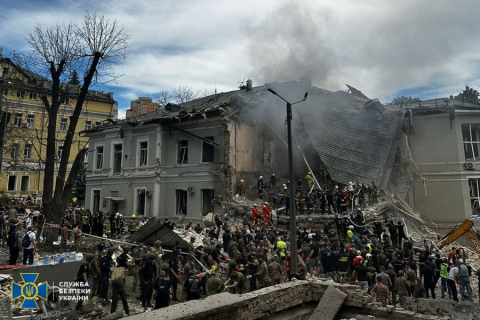 В Киеве погиб 21 человек после ракетной атаки