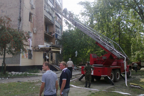 У Харкові в дев'ятиповерховому житловому будинку стався вибух