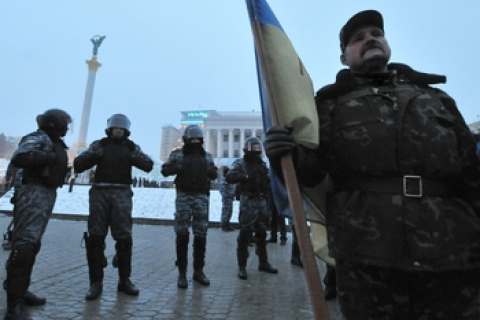 На Майдане предприниматели продолжают протест