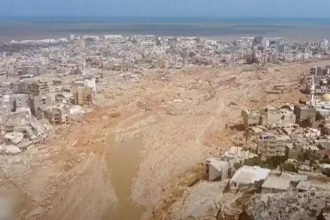 Шесть тысяч человек погибли после двухдневного наводнения в Ливии