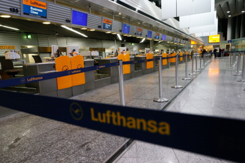 Авиакомпания Lufthansa отменила 13 украинских рейсов
