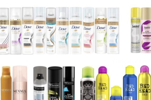 Компания Unilever отзывает аэрозольные сухие шампуни из-за повышенного содержания бензола
