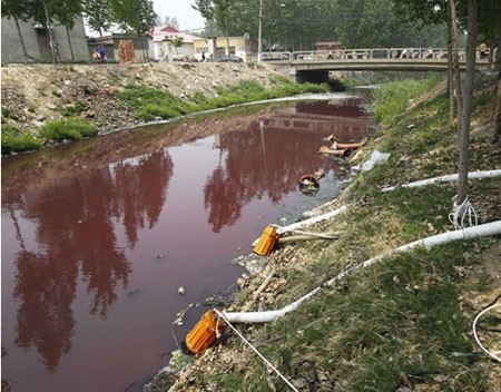 загрязнение воды китай