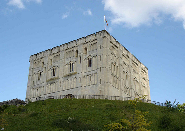 Достопримечательности Англии: Нориджский замок. Фото: Bluemoose/en.wikipedia